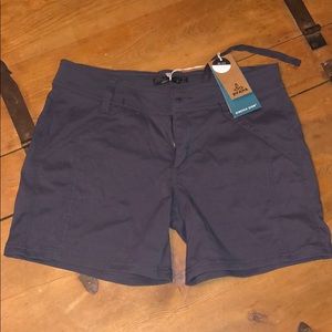New dark grey prana shorts